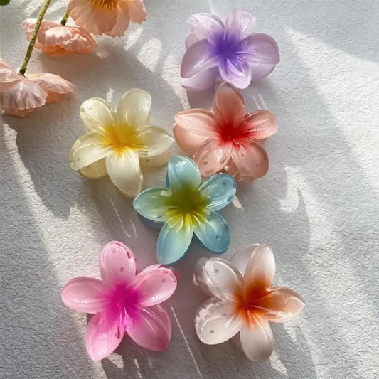 6pcs Large Flower Hair Clips Cute Flower Clips for Hair Accessories