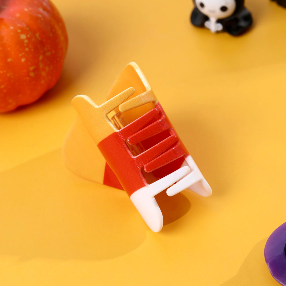 Halloween Candy Corn Hair Claw Clips