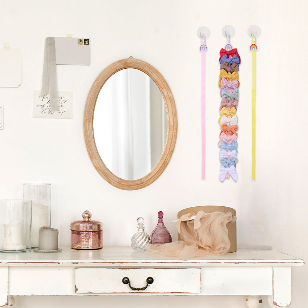 2Pcs Hair Bow Clips Holder Organizer