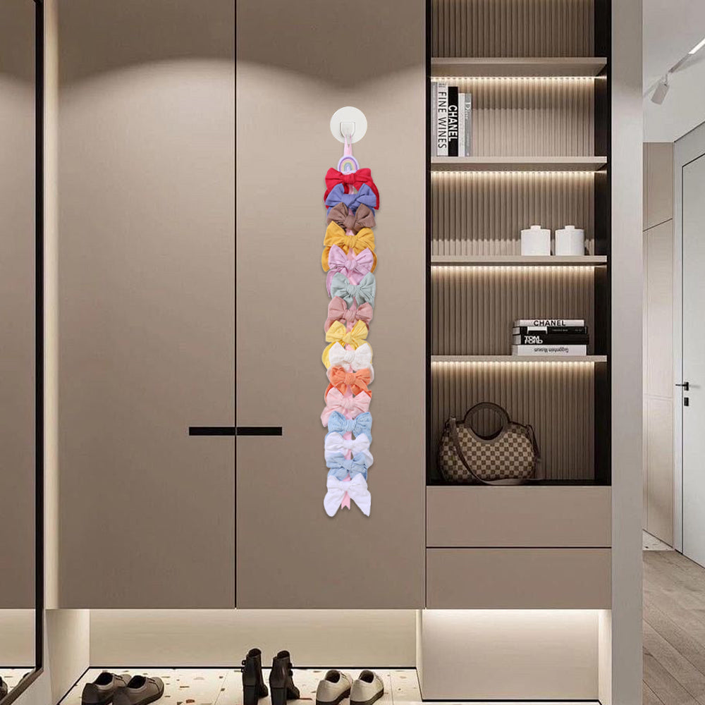 2Pcs Hair Bow Clips Holder Organizer