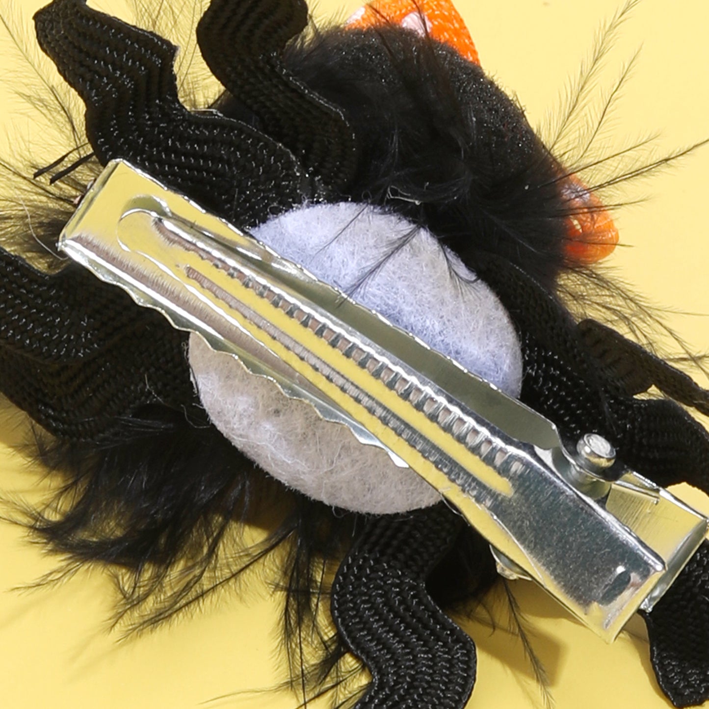 2PCS Halloween Stuffed Spider Hair Clips