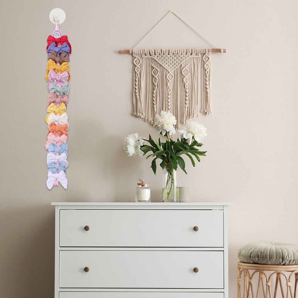 2Pcs Hair Bow Clips Holder Organizer