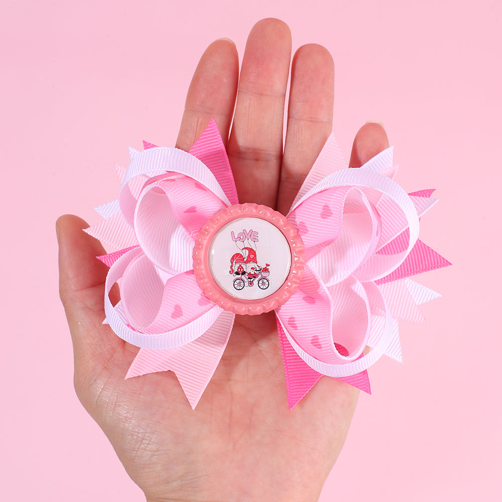20Pcs Wholesale Valentine's Days Hair Bow Clips