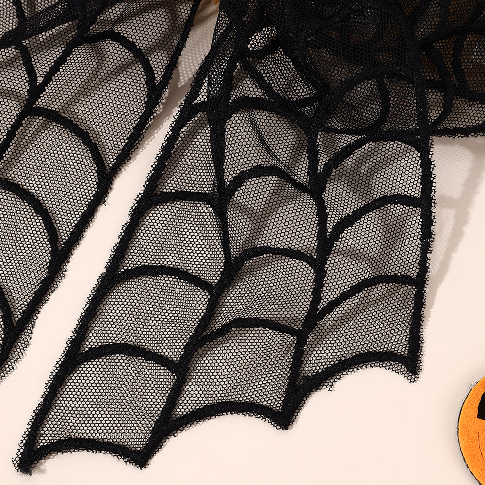 Mesh Boutique Hair Bow Clip Halloween Hair Clip for Girls Kids