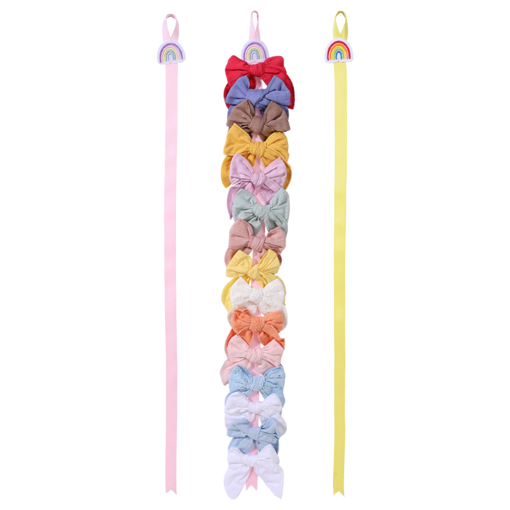 2Pcs Hair Bow Clips Holder Organizer