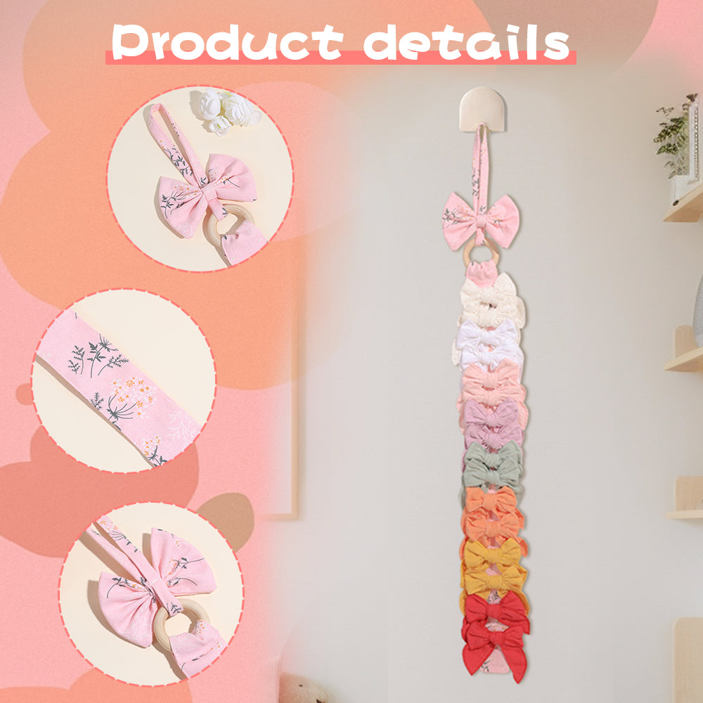 1Pc Fabric Hair Bow Holder Organizer for Girls