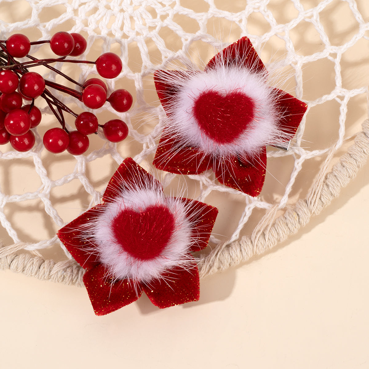 2Pcs XOXO Valentine's day Hair Bow Accessories(13Design Available)