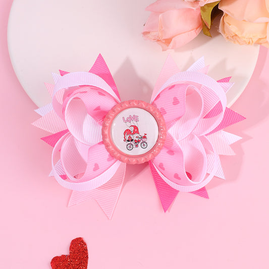 20Pcs Wholesale Valentine's Days Hair Bow Clips