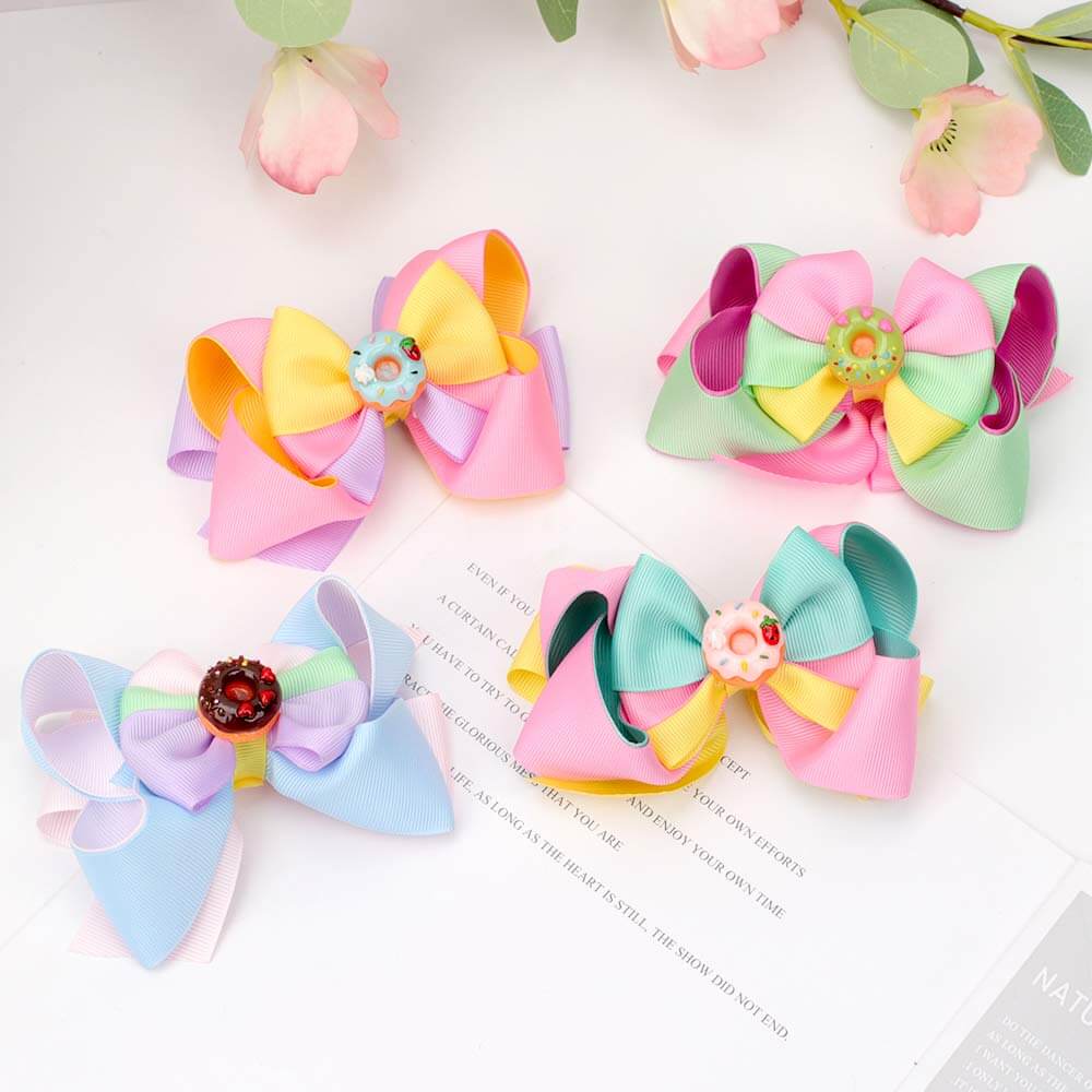 Candy Donuts Hair Bows