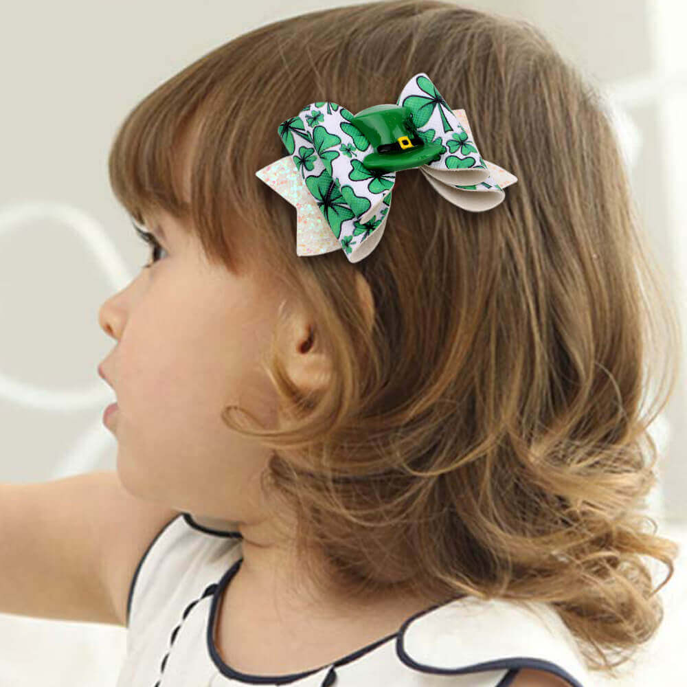 St. Patrick's Girl Hair Clips