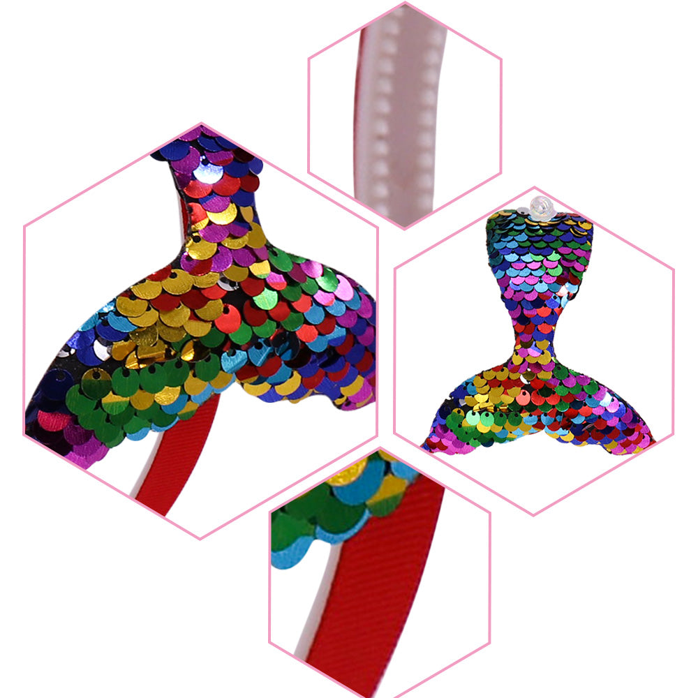Reversible Sequin Mermaid Hairbands