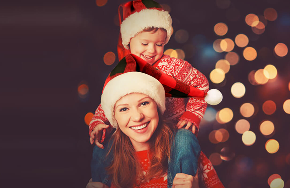 Christmas Plaid Hats