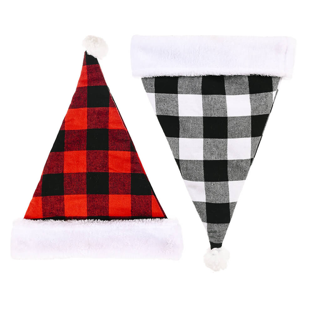 Christmas Plaid Hats