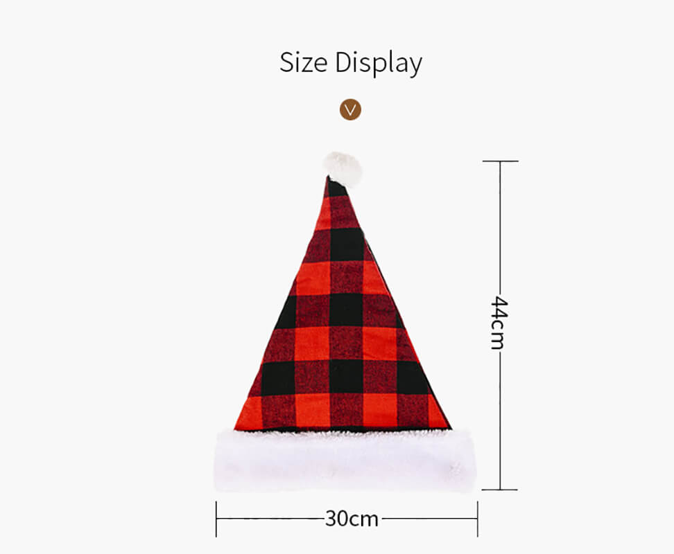 Christmas Plaid Hats