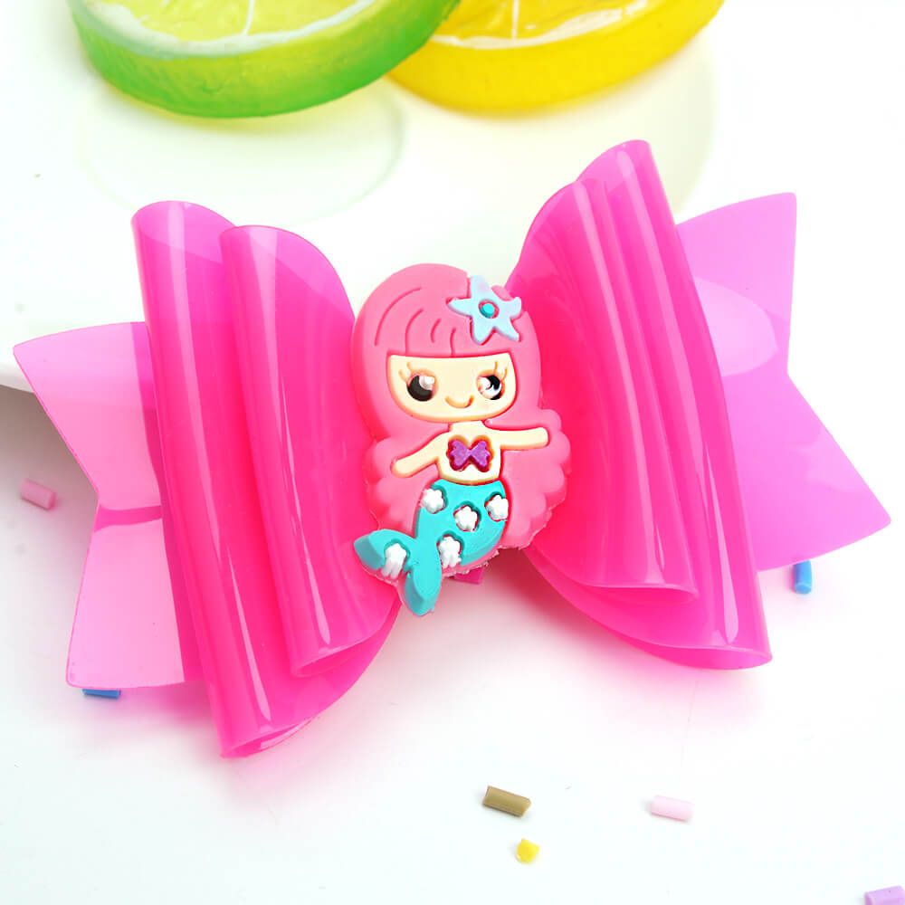 30Pcs Pool Bows Mermaid Jelly Hair Bows