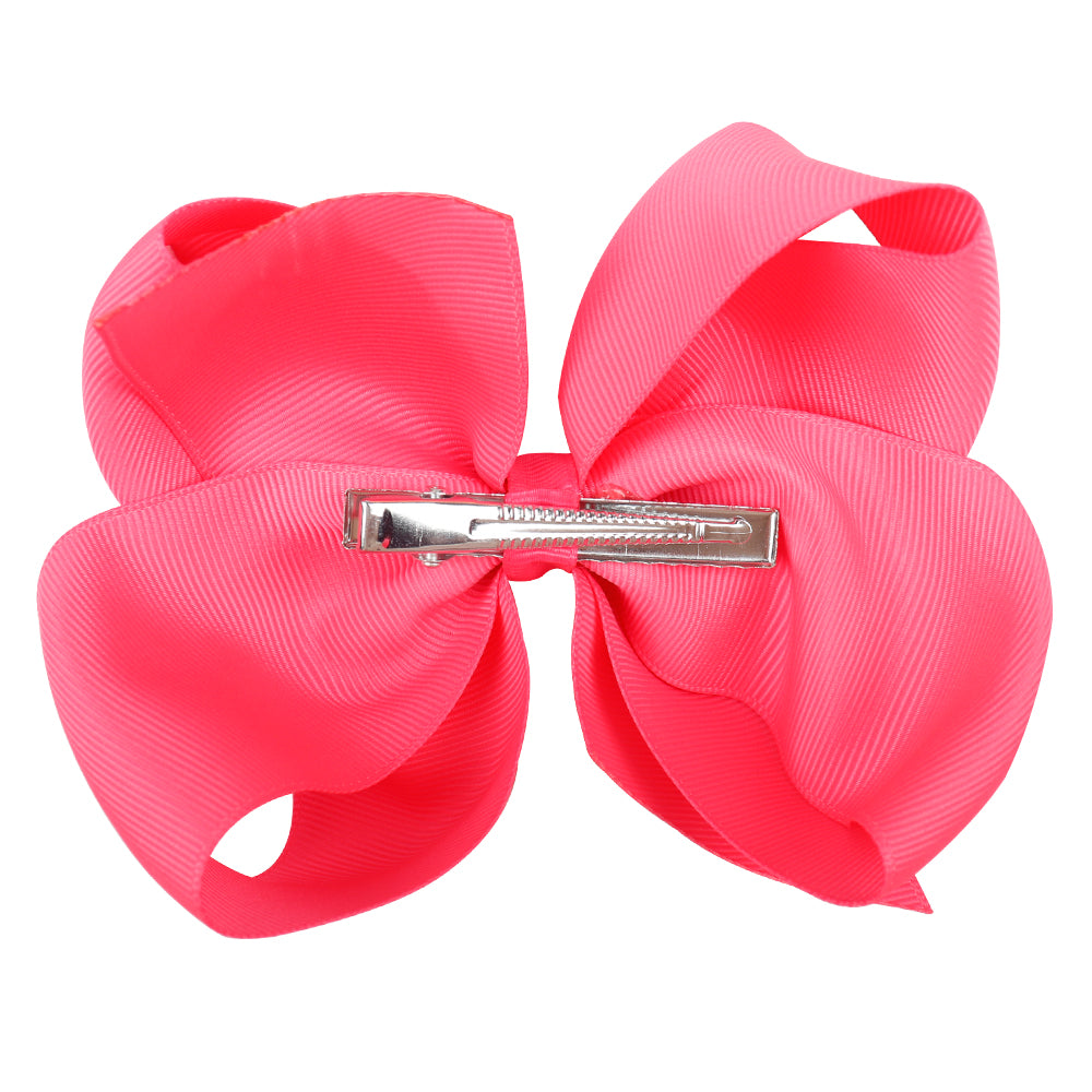 30PCS 6 inch Solid Color Hair Bows