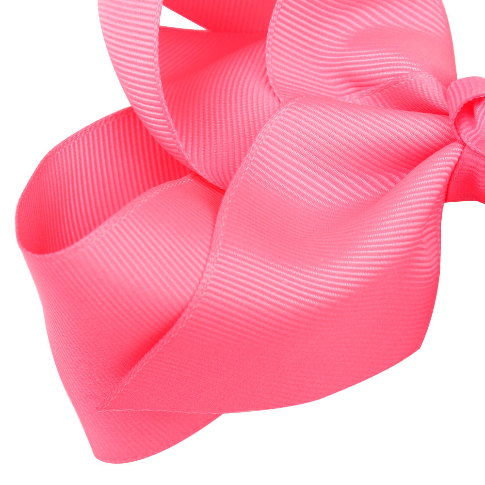 30PCS 6 inch Solid Color Hair Bows