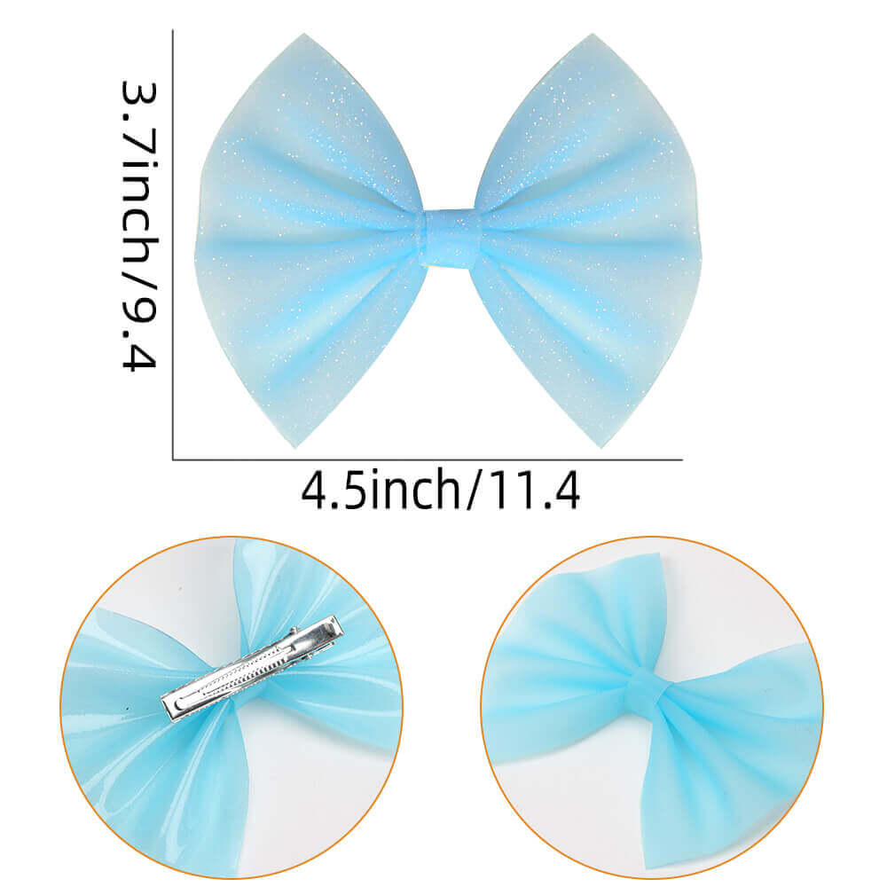 Summer Neon Matte Jelly Hair Bows