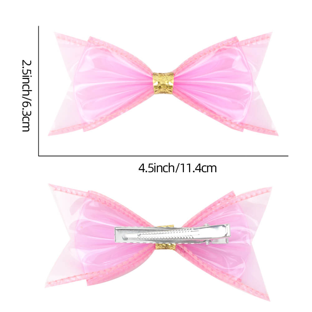 Swim Party Jelly Hair Bows 50pcs