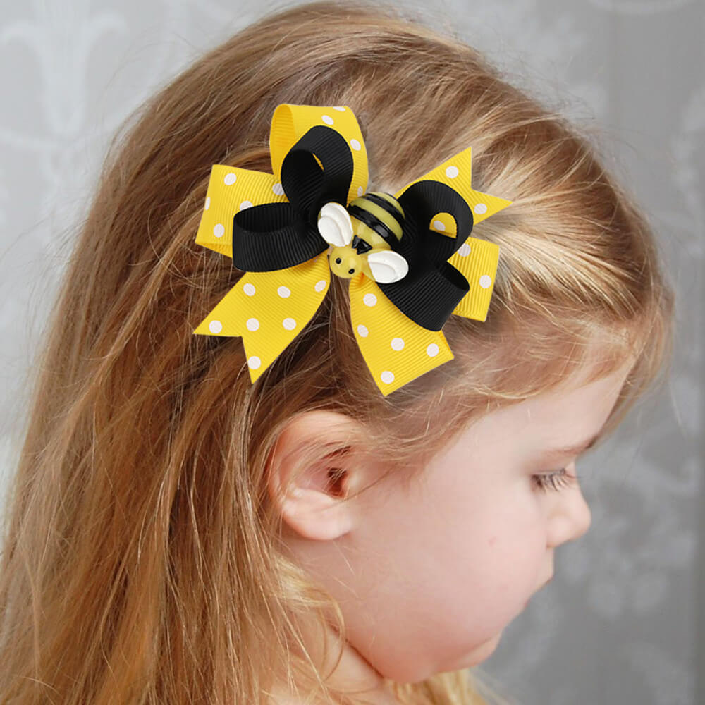 ribbon bow clips