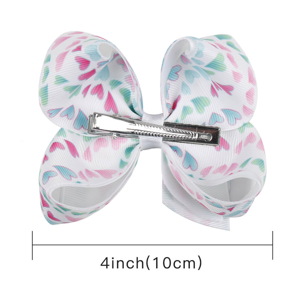 50Pcs Grosgrain Valentine's Day Hair Bows