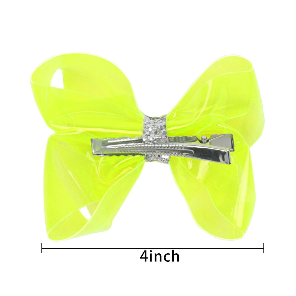 Summer Swim Party Transparent Jelly Hair Bows