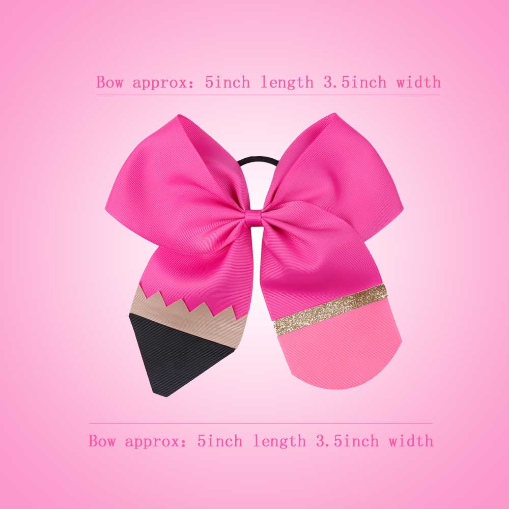 Back to School Pencil Cheer Bows