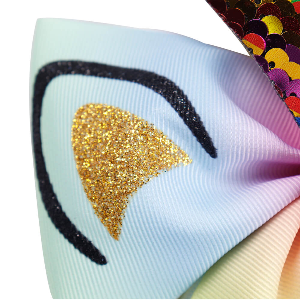 Unicorn Cute Hair Bows