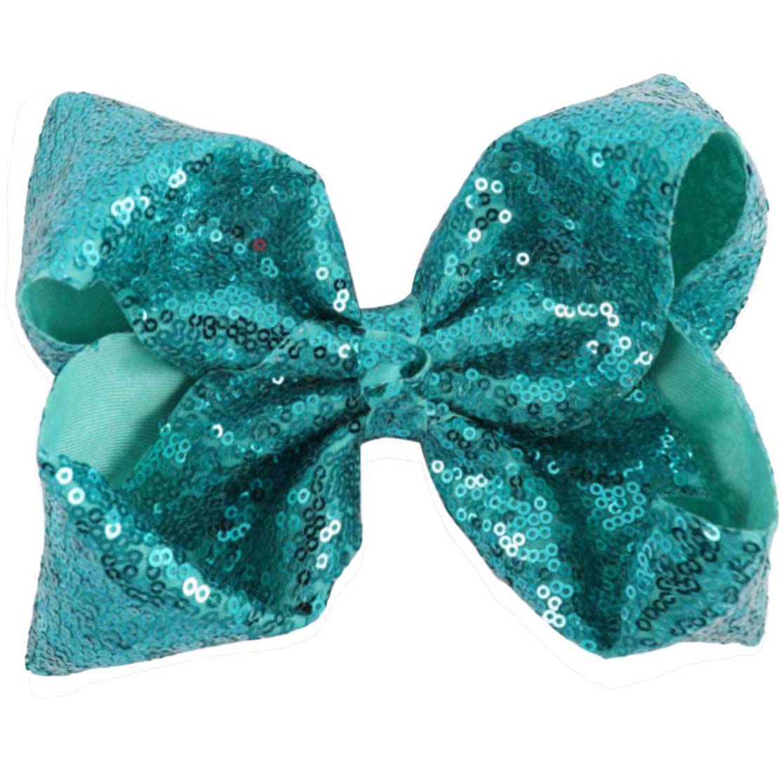 Jumbo Sequin Hair Bows (23 Color Available)