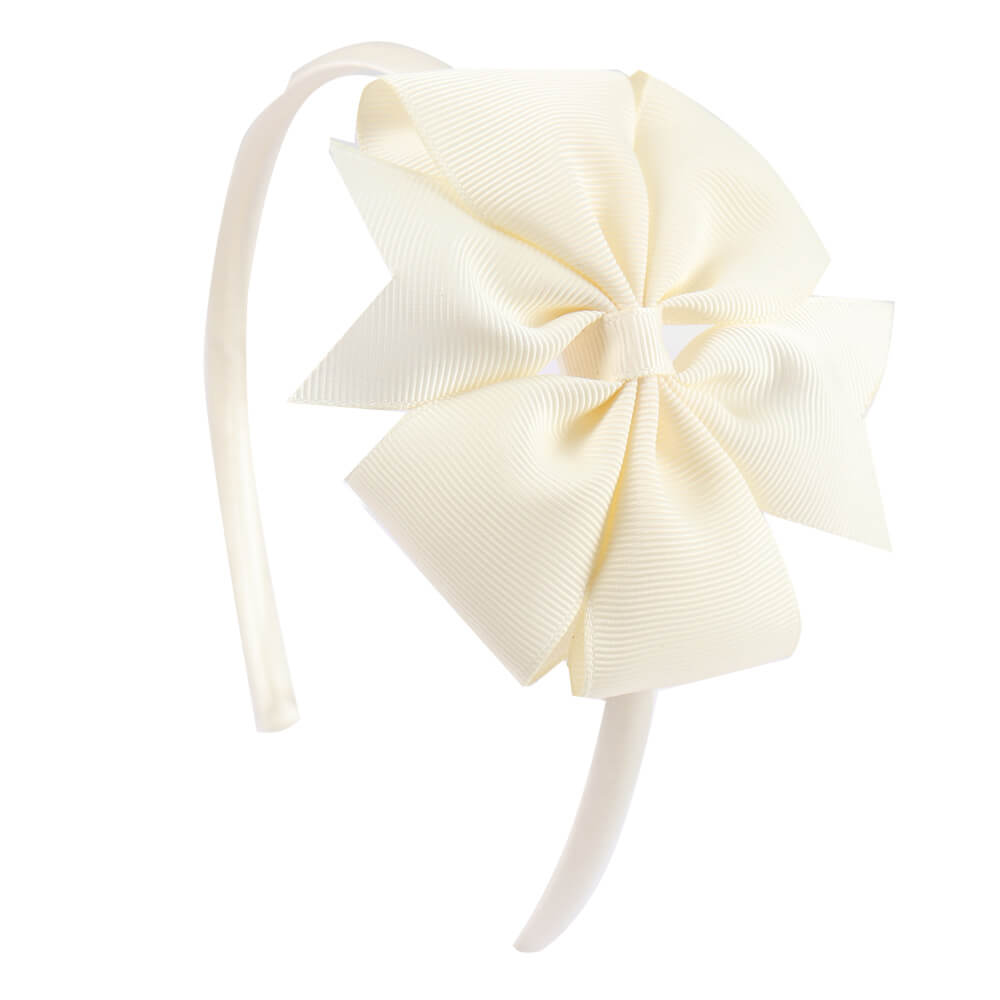 4'' Pinwheel Solid Bow Girl Headbands