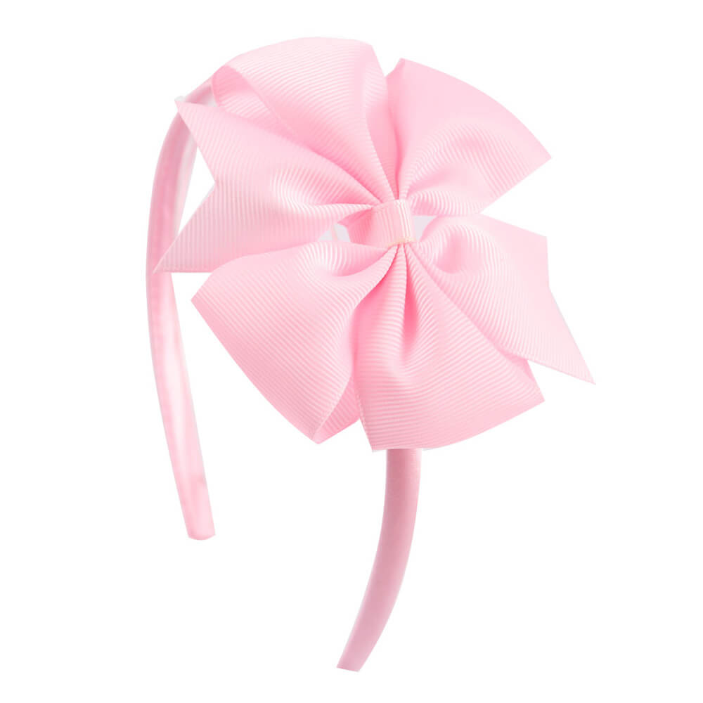 4'' Pinwheel Solid Bow Girl Headbands