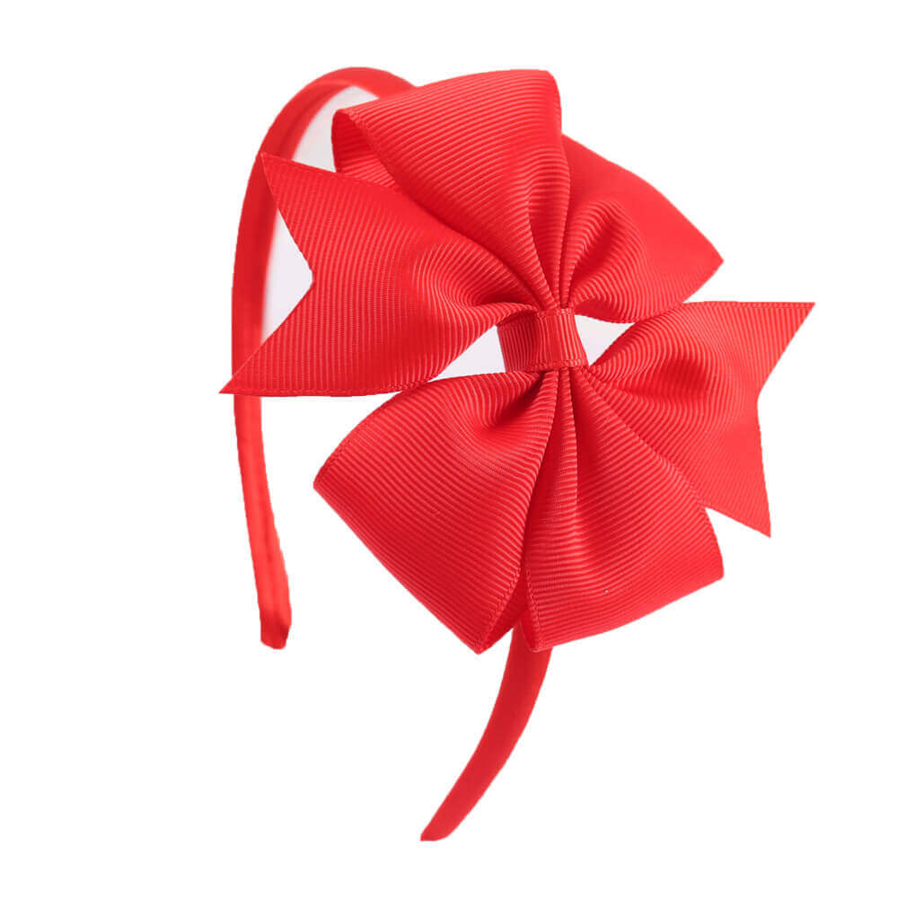4'' Pinwheel Solid Bow Girl Headbands