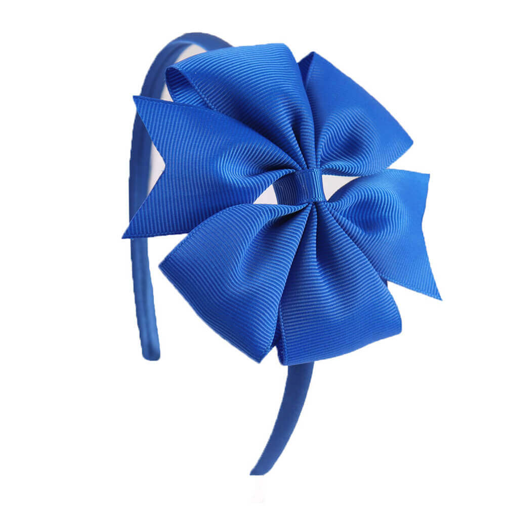 4'' Pinwheel Solid Bow Girl Headbands
