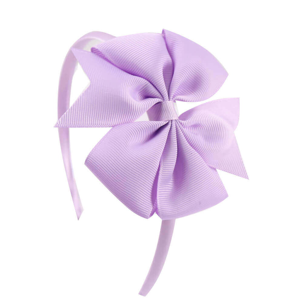 4'' Pinwheel Solid Bow Girl Headbands