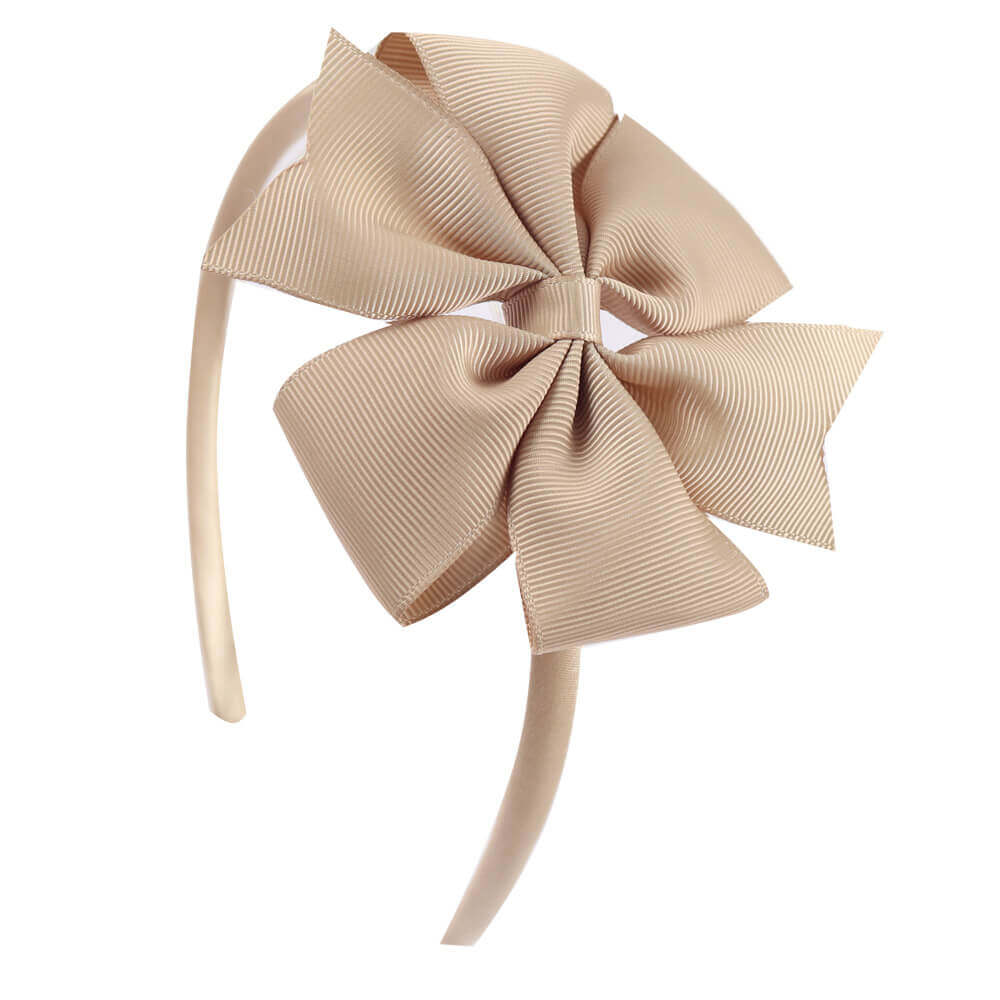 4'' Pinwheel Solid Bow Girl Headbands