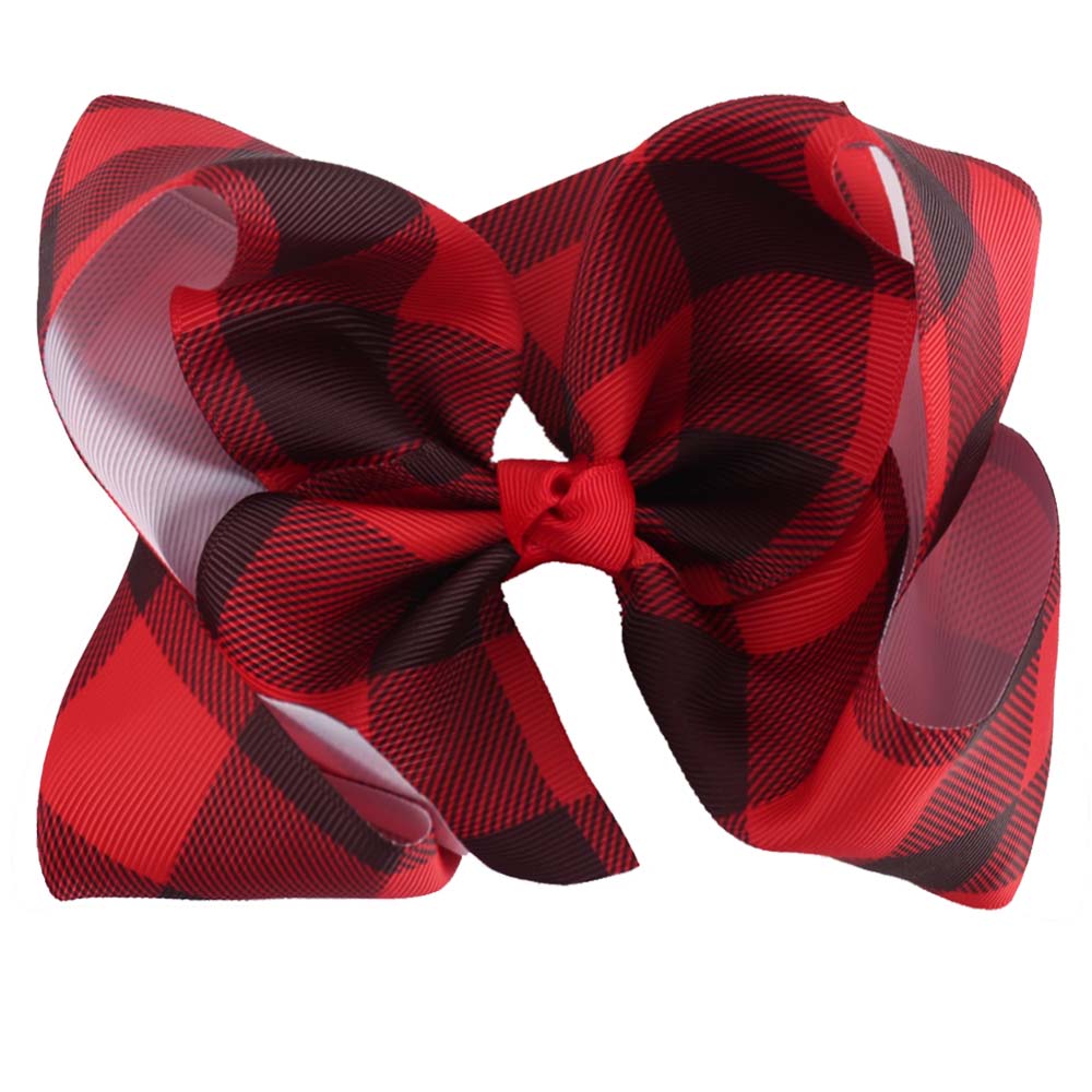 Buffalo Plaid Hair Bows
