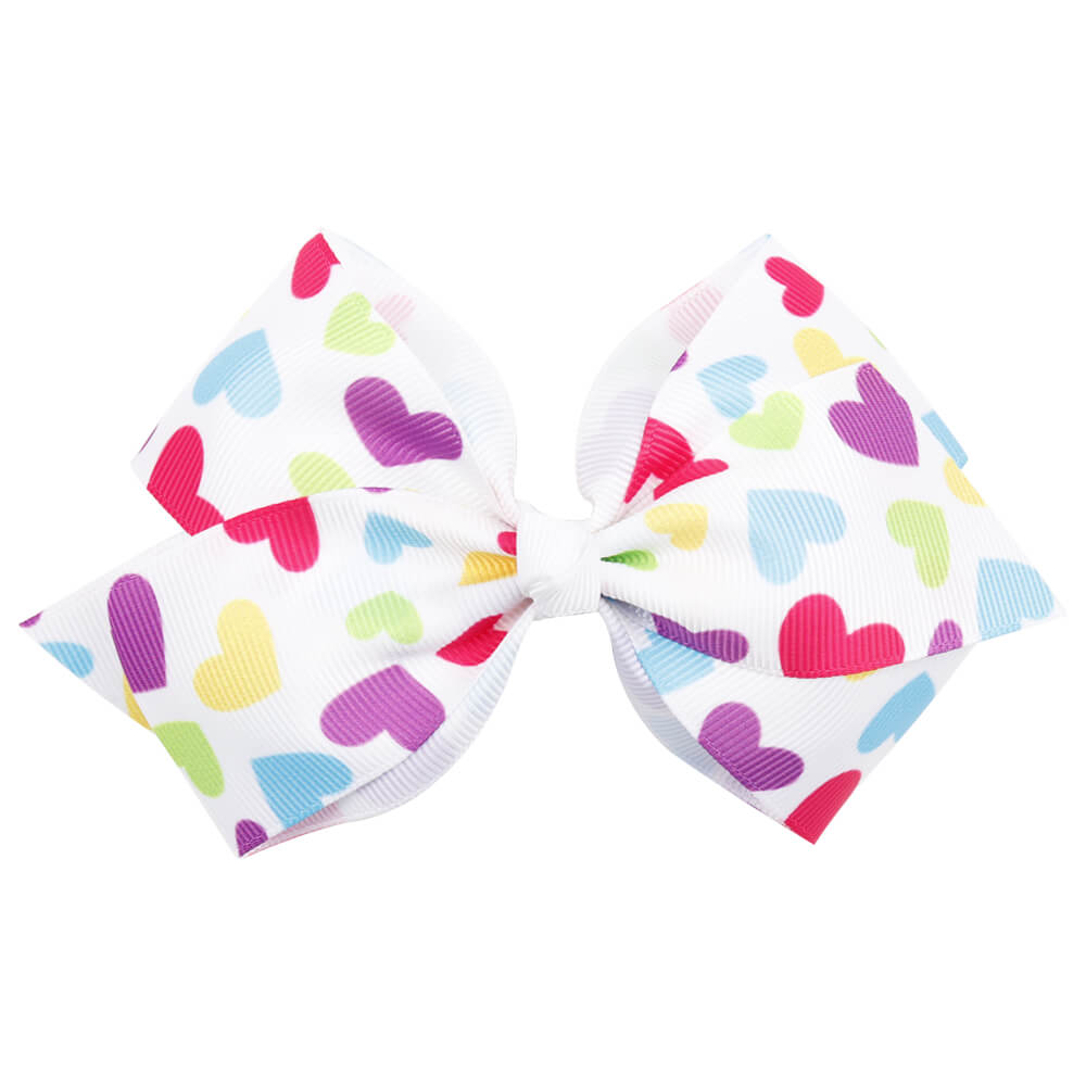 Valentine's Day Hair Bow Clips
