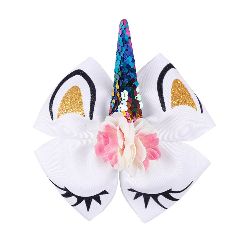 Unicorn Cute Hair Bows