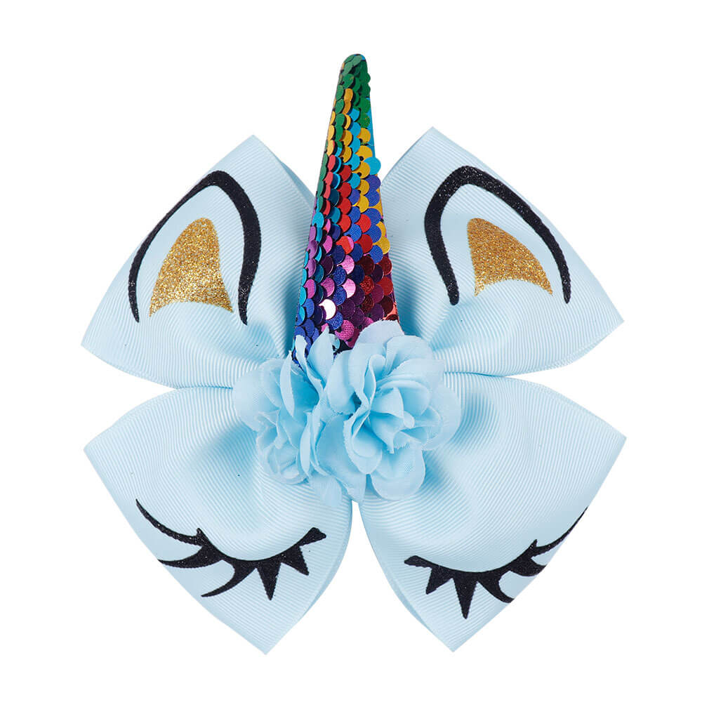 Unicorn Cute Hair Bows