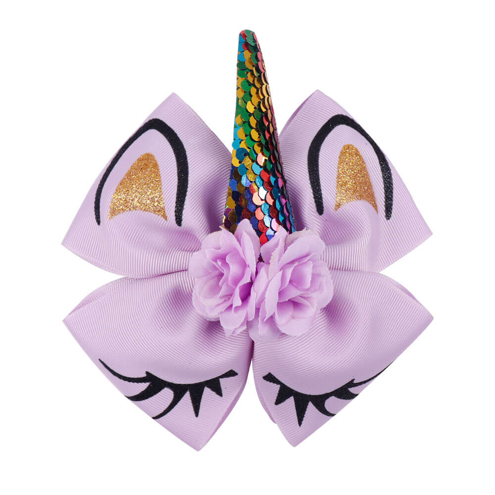 Unicorn Cute Hair Bows