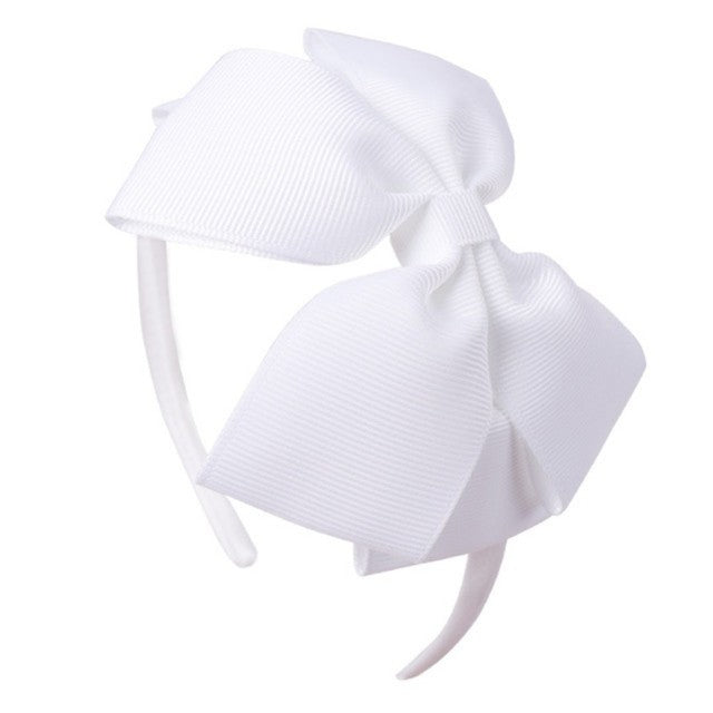 4'' Solid Color Bow Girl Headbands