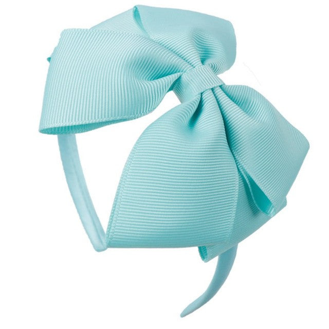 4'' Solid Color Bow Girl Headbands