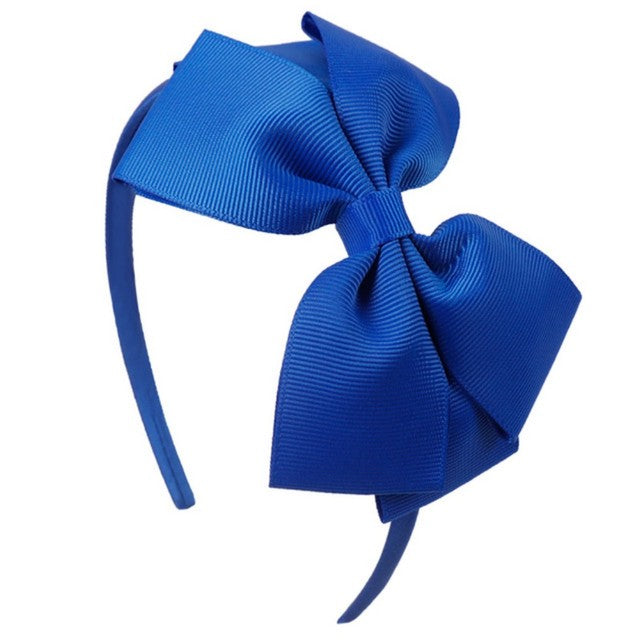 4'' Solid Color Bow Girl Headbands