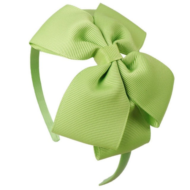 4'' Solid Color Bow Girl Headbands