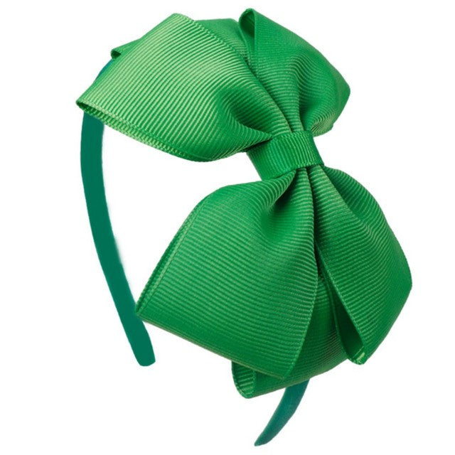 4'' Solid Color Bow Girl Headbands