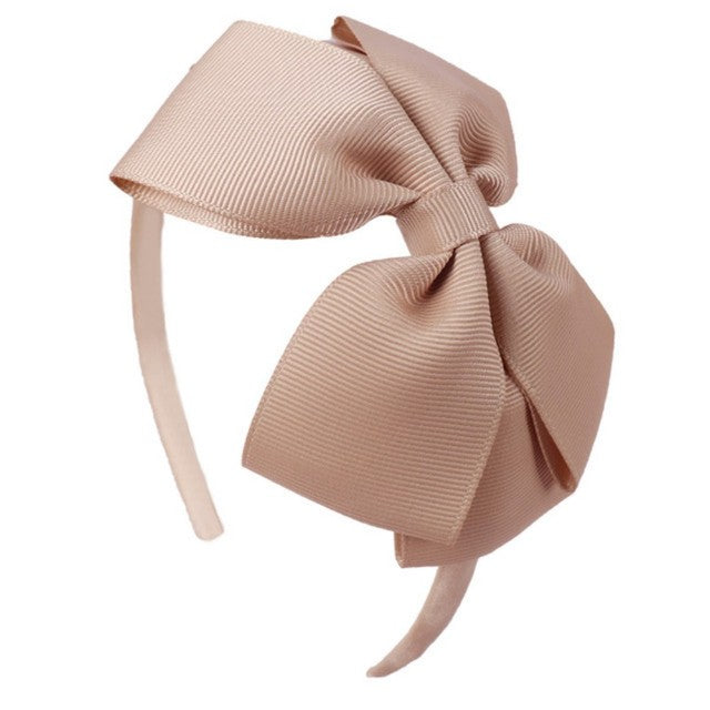 4'' Solid Color Bow Girl Headbands