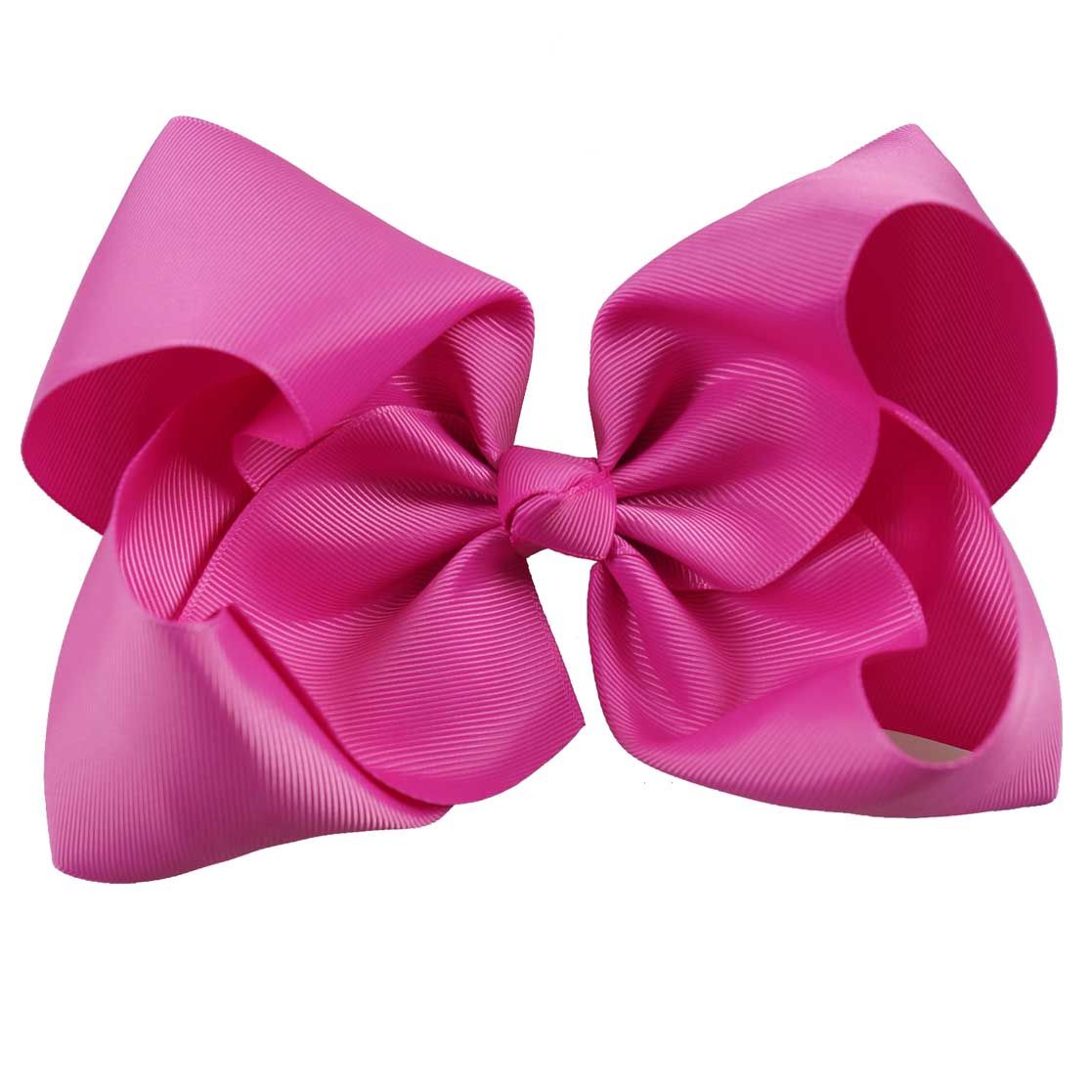 8 Inches Oversized Solid Color Hair Bows