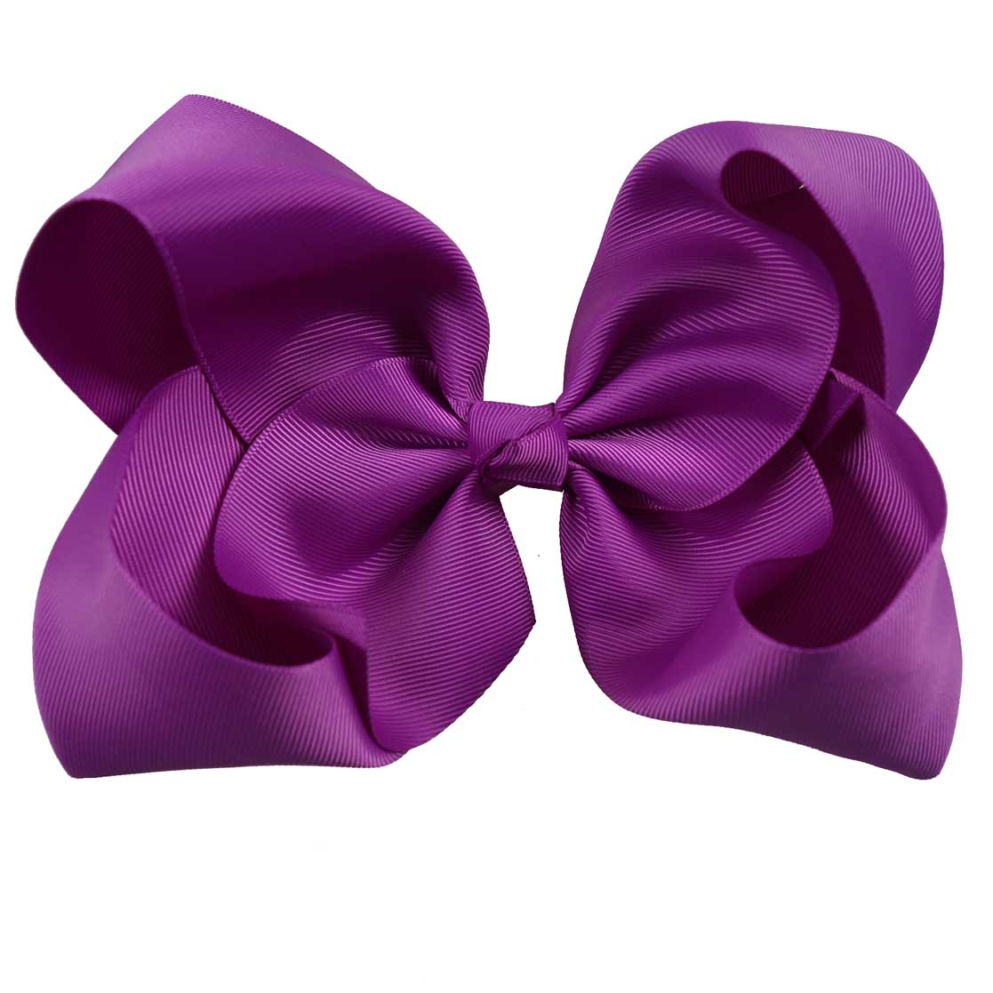 8 Inches Oversized Solid Color Hair Bows