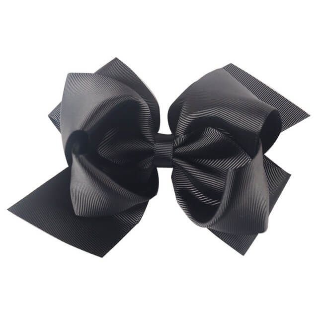 OSEWAYA Solid Bow Hair Tie, Black