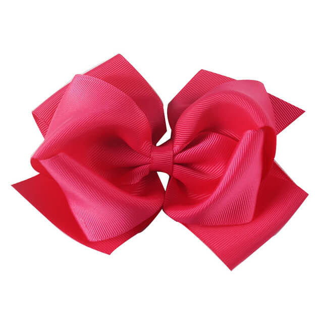 6'' Double Layers Solid Hair Bows